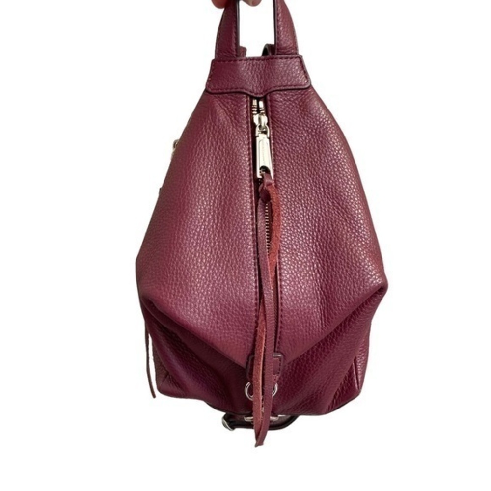 Rebecca minkoff burgandy red wine mini Julian backpack